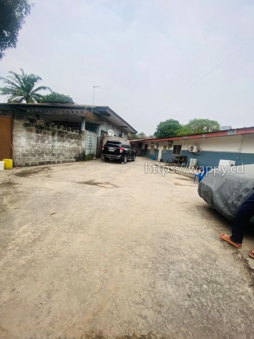 Une grande parcelle à Limete Quartier résidentiel