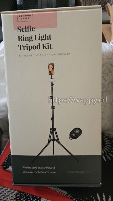 Kit Trépied Selfie Anneau Lumineux