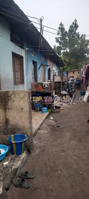Parcelle avec 4 portes de locataires à N'djili