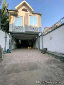 Parcelle avec maison & annexes – Ngaliema