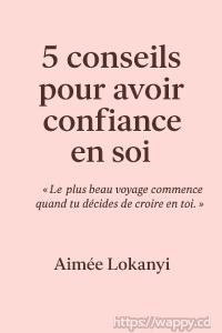 Aie confiance en toi