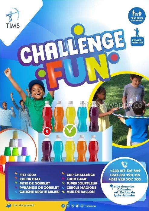Animations et Challenge Fun pour toute la famille