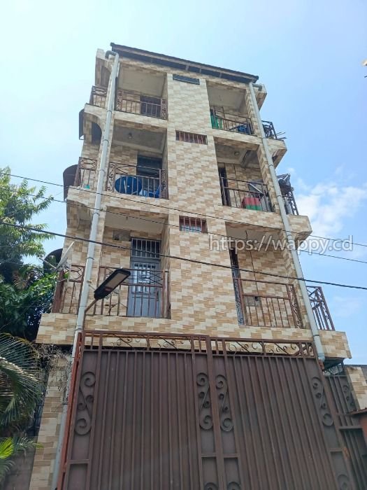 Immeuble R+3 rentable à Barumbu – 9 appartements