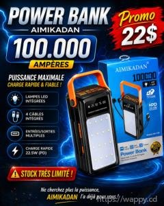 POWERBANK 100.000AMP