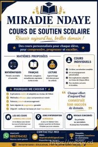 📚 COURS DE VACANCES À DOMICILE