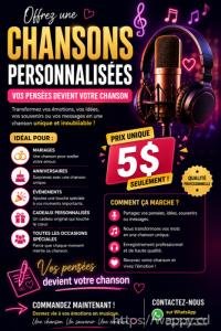 Chanson personnalisé