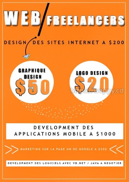 CONCEPTION APPLICATION MOBILE $1000