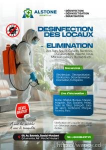 DESINFECTION DE LOCAUX