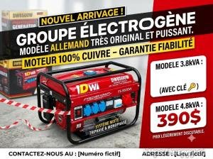 Groupe électrogène model Allemagne