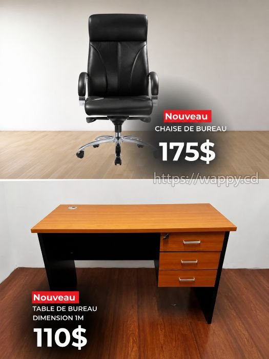 Tables & chaises de bureau