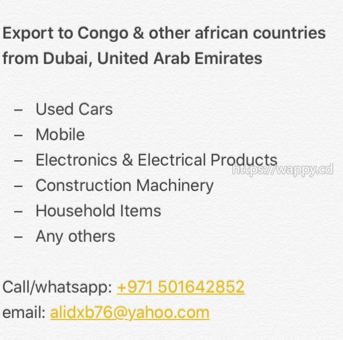 Buy used car, mobile etc etc from Dubai