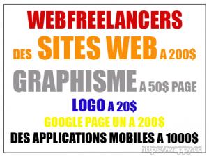 LES SERVICES DE DESIGN DE SITE INTERNET A $200