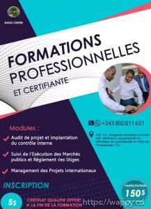 FORMATIONS PROFESSIONNELLES ET CERTIFIANTES