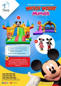 Châteaux gonflables MIckey Mouse