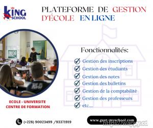 GESTION D'ECOLE EN LIGNE