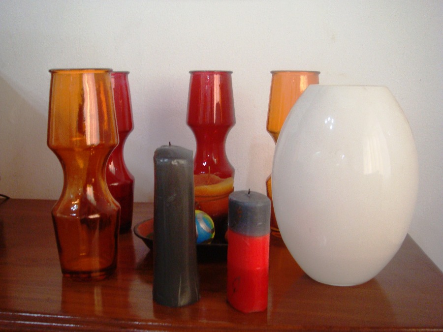 Vases et bougies de décoration