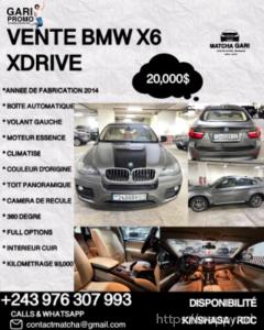 VENTE BMW X6 XDRIVE 53 / KINSHASA