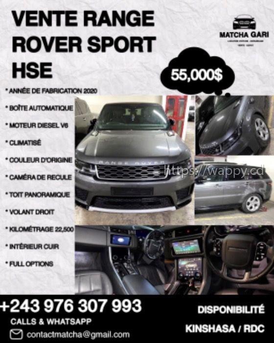 RANGE ROVER SPORT HSE 2020 / KINSHASA