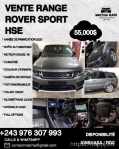 RANGE ROVER SPORT HSE 2020 / KINSHASA