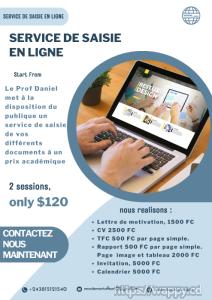 SERVICE DE SAISIE EN LIGNE