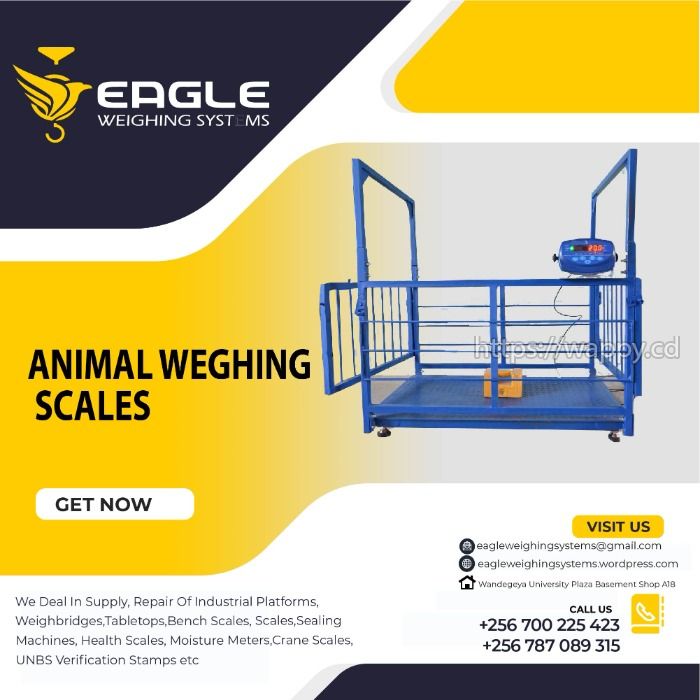 Portable Cattle Platform Digital Animal Scale