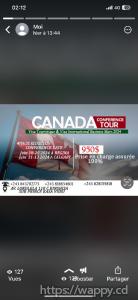 Promotion visa Canada