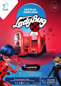 Château gonflable Miraculous Ladybug