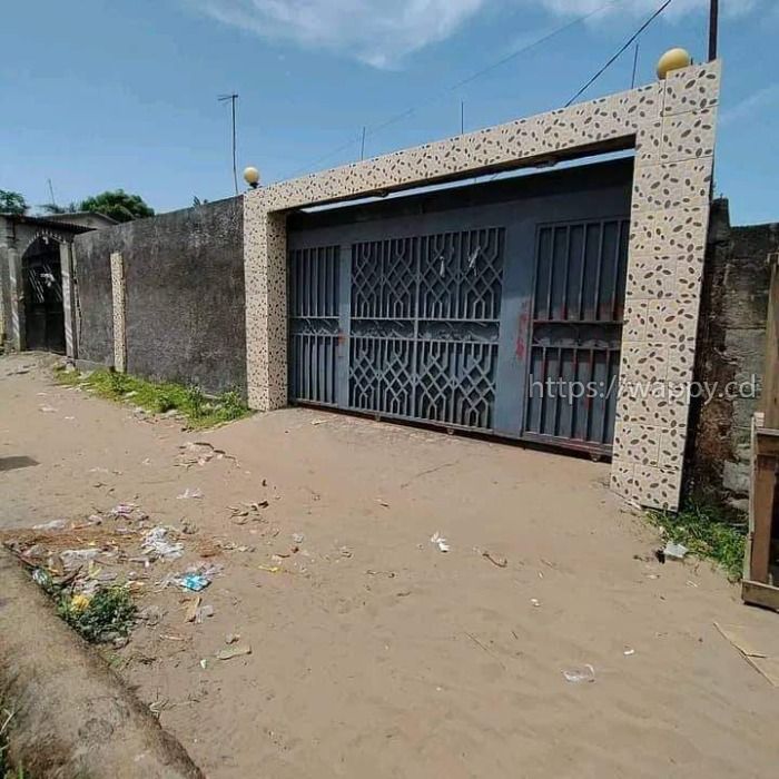Parcelle avec une grande maison à N'sele
