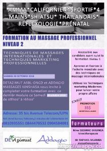 FORMATIONS INTERNATIONALES EN MASSOTHERAPIE